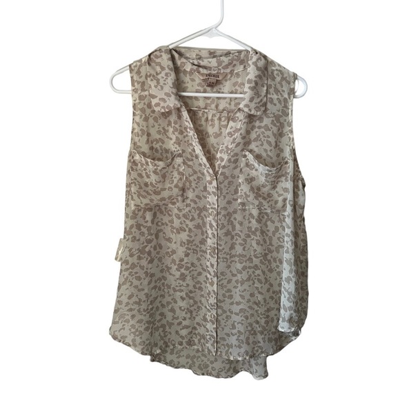 Decree sleeveless, leopard print blouse - Picture 1 of 4